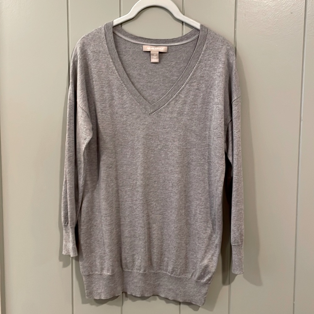 Banana Republic 3/4 Sleeve Silk-Blend Sweater